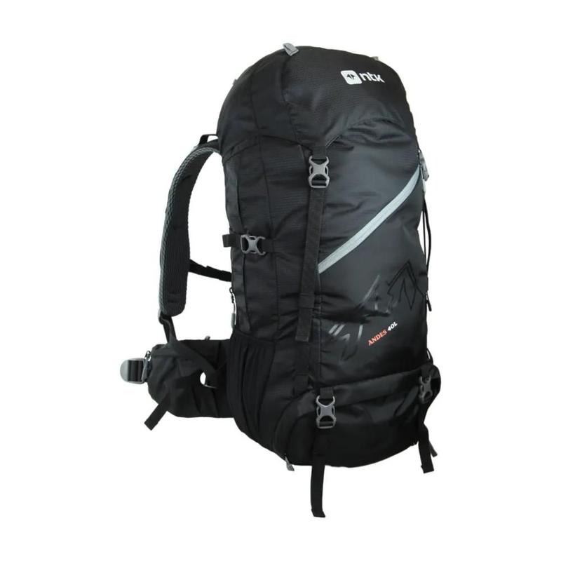 Mochila De Ataque Andes 40l Caminhada Trekking E Trilha Preto Ntk